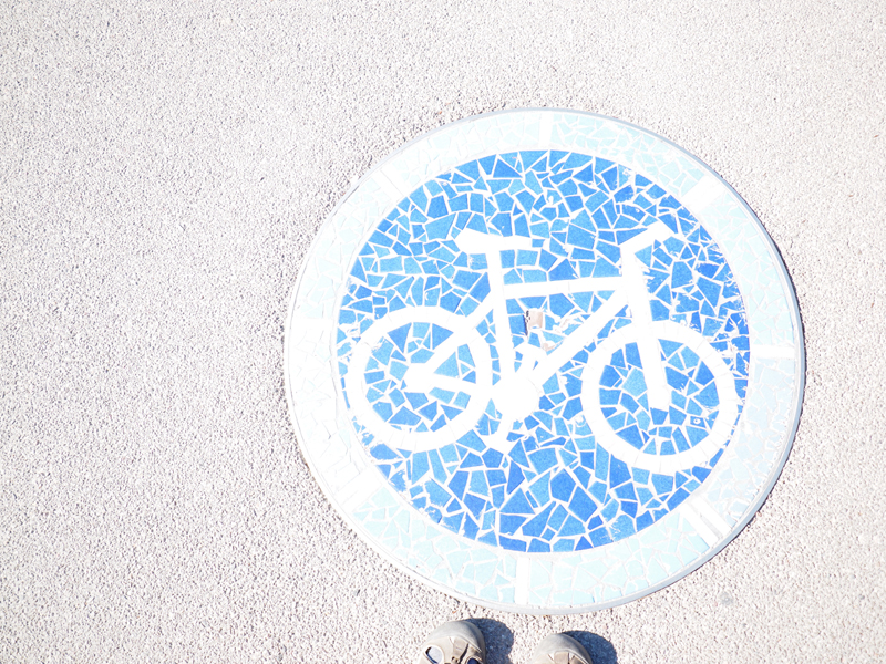 Fahrrad-Mosaik